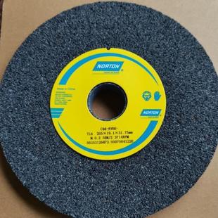 诺顿黑碳化硅大气孔砂轮磨铝铜胶棍37C46K205 31.75 19.1