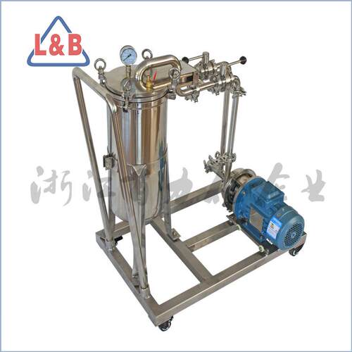 供应不锈钢移动袋式过滤系统过滤器压滤机厂家过滤设备