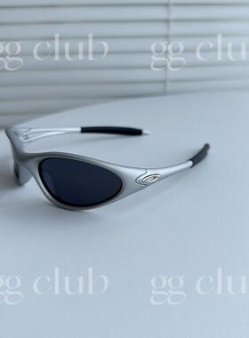 覆古重工朋克连身太阳眼镜TR90材质骑行抗UV太阳眼镜男女