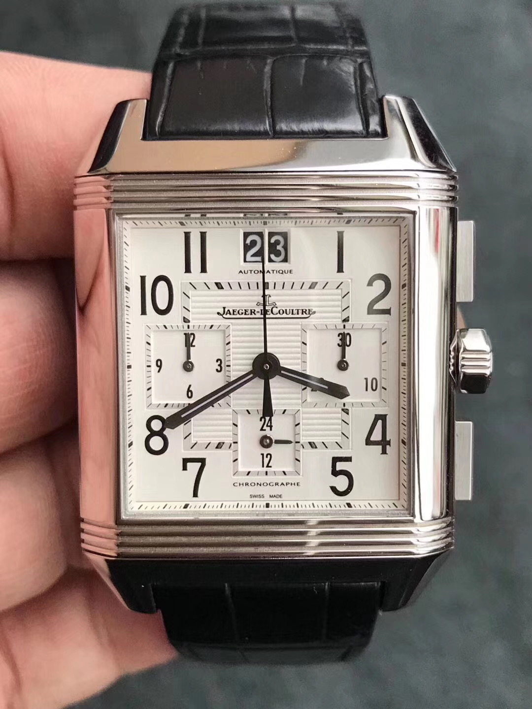 先鉴后发[9.8新]积家翻转腕表系列Q7018420自动机械男士手表