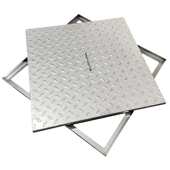 加厚不锈钢防滑井盖水篦子厨房沉沙井盖下水道排水地沟防滑花纹板