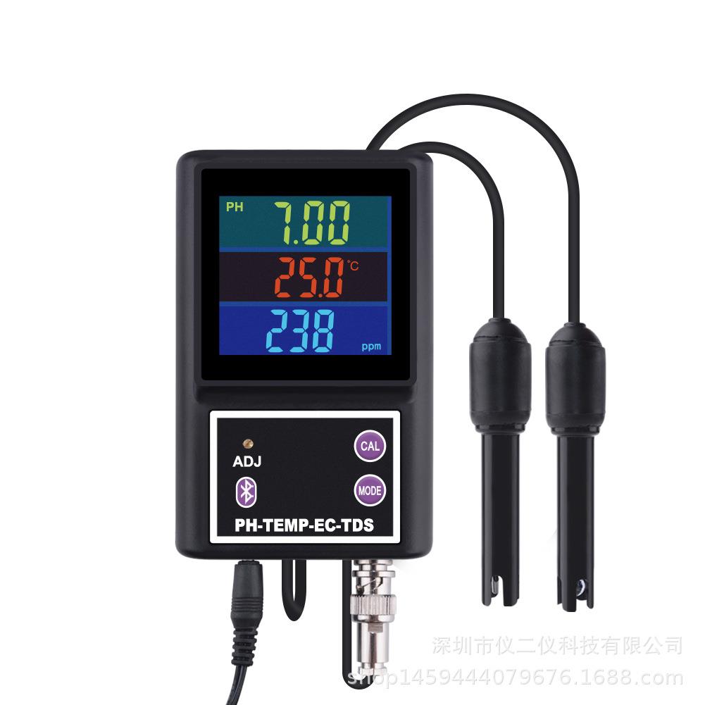 跨境水质监测仪蓝牙在线PH计ECTDS电导率水培检测仪养殖鱼缸