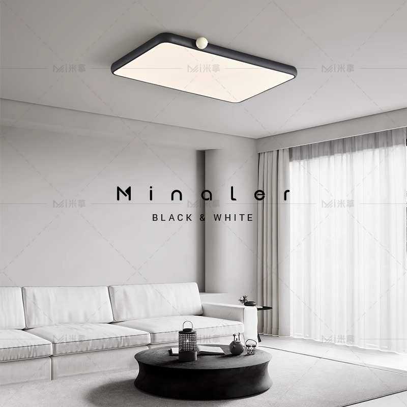 意式极简客厅吸顶灯现代简约大气护眼LED新款创意奶豆长方形主灯,家装灯饰光源,智能吸顶灯,淘宝优惠券,粉丝福利购,淘宝优惠卷