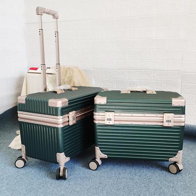 高档铝框款男16寸上翻盖拉杆箱18寸行李登机箱横女20旅行摄影机寸