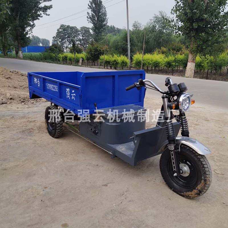 自卸翻斗液压三电动电动运输车混凝土工地柴油三轮车农用工程马子