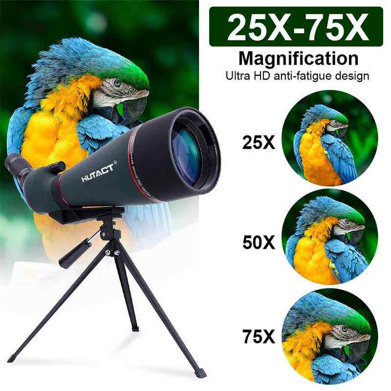 观鸟镜25-75X100mm大口径高清高倍户外防水望远镜观鸟跨境爆款