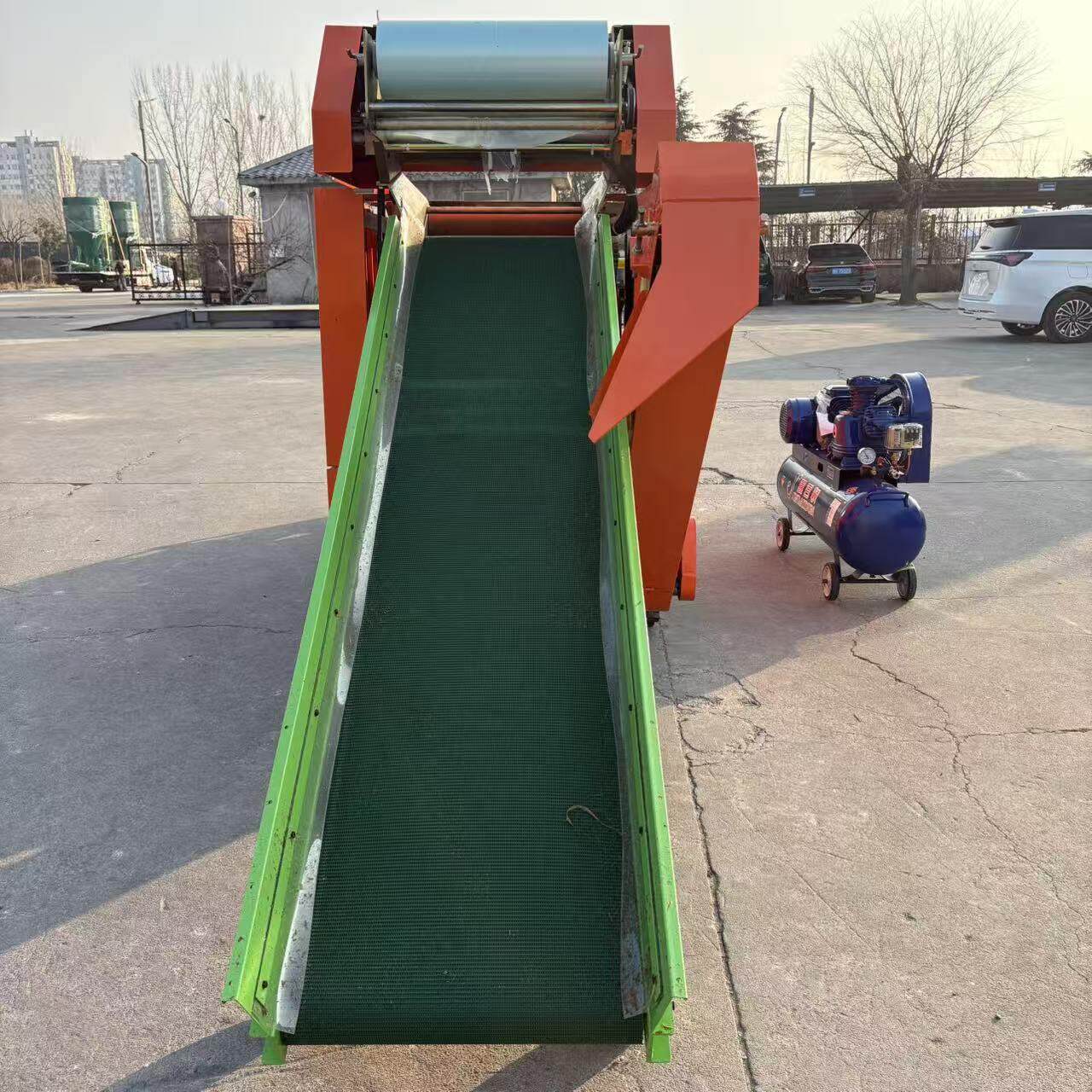 皮带式60型打捆包膜机农作物秸秆牧草快速压缩密封青储打包机