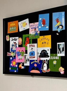 磁吸黑板电打箱遮丑配电箱遮装饰FVY画免孔表新款冰箱挡贴展示板