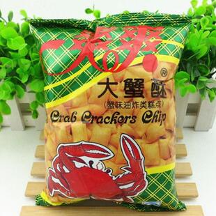 80后怀旧经典零食爽爽大蟹酥休闲膨化食品35g多规格可选一件