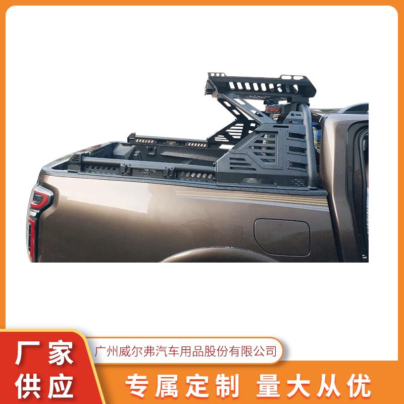 纳瓦拉适用长城炮龙门架金钻款带框防滚翻架护栏汽车皮卡改装车顶
