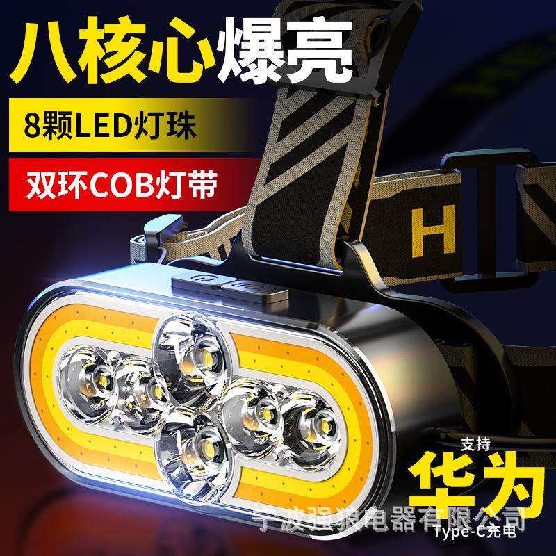 步224厂家新款TG-TD191户外强光LE0D智能感徒骑行夜钓探洞尾灯应