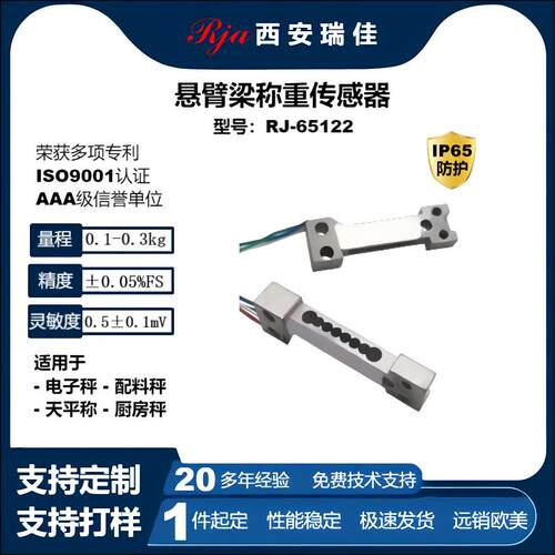 高精度数字力传感器RJ65122量程300g电子秤仪表定制现货厂家直销