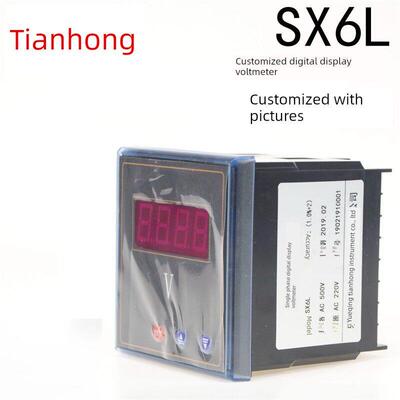 Sx6L天弘单相数显仪表电流表电压表76*76开度500v450v300r00v /10