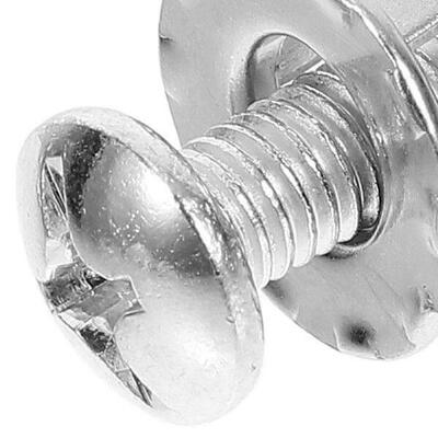 20pcs Expansion Screws Nuts Hollow Wall Anchors Silver