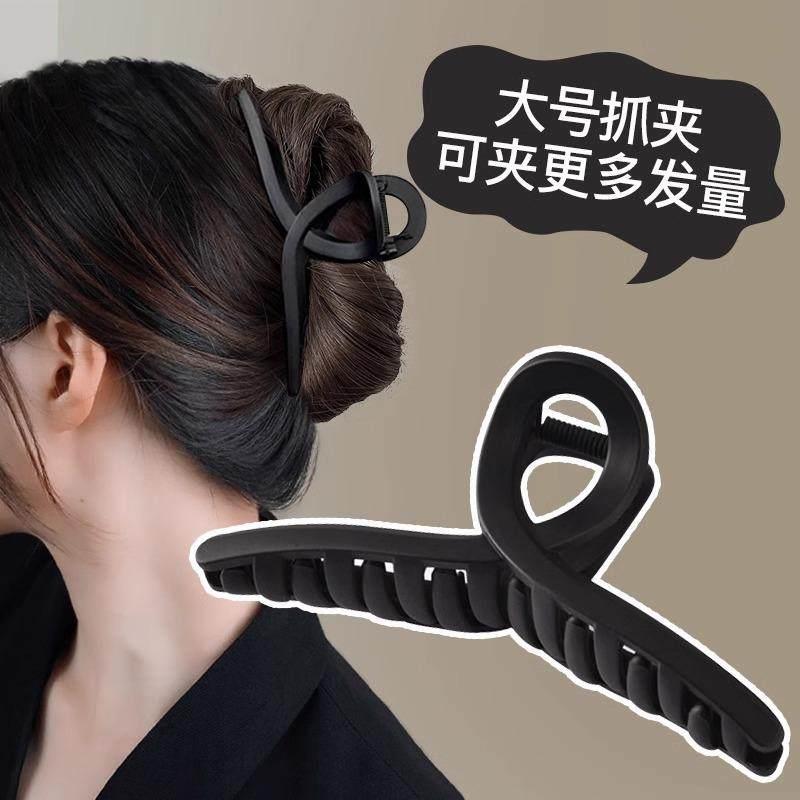 鲨鱼夹女高级感发夹头发量多大号抓夹后脑勺2025新款夹子头饰发夹图片