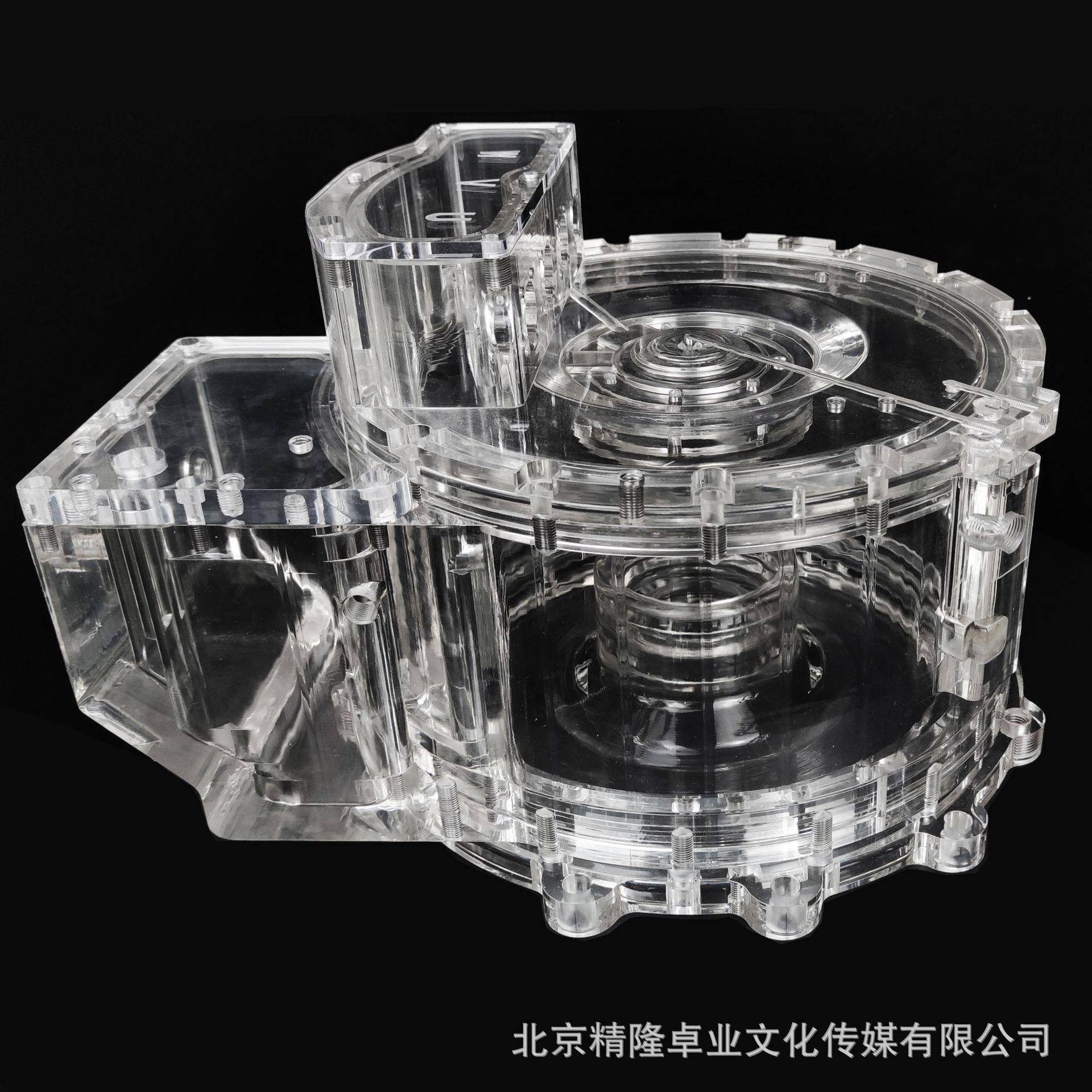 透明亚克力汽车发动机展览模型有机玻璃精密件变速箱展示道具摆件