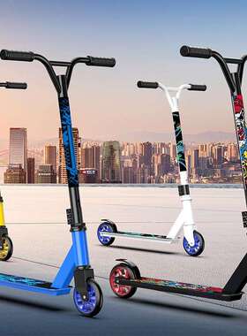 两轮儿童大人成人校园代步竞技花式特技车极限滑板车运动Scooter