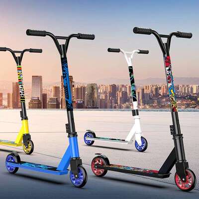 两轮儿童大人成人校园代步竞技花式特技车极限滑板车运动Scooter