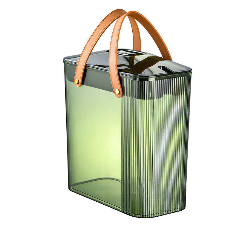 新款手提茶水桶茶叶分离漏茶水过滤废水桶长方形轻奢夹缝茶渣桶