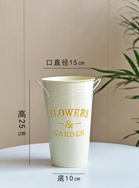 醒花桶专用塑料花瓶高端花筒摆件客厅大装饰桶花艺桶装鲜花桌面家