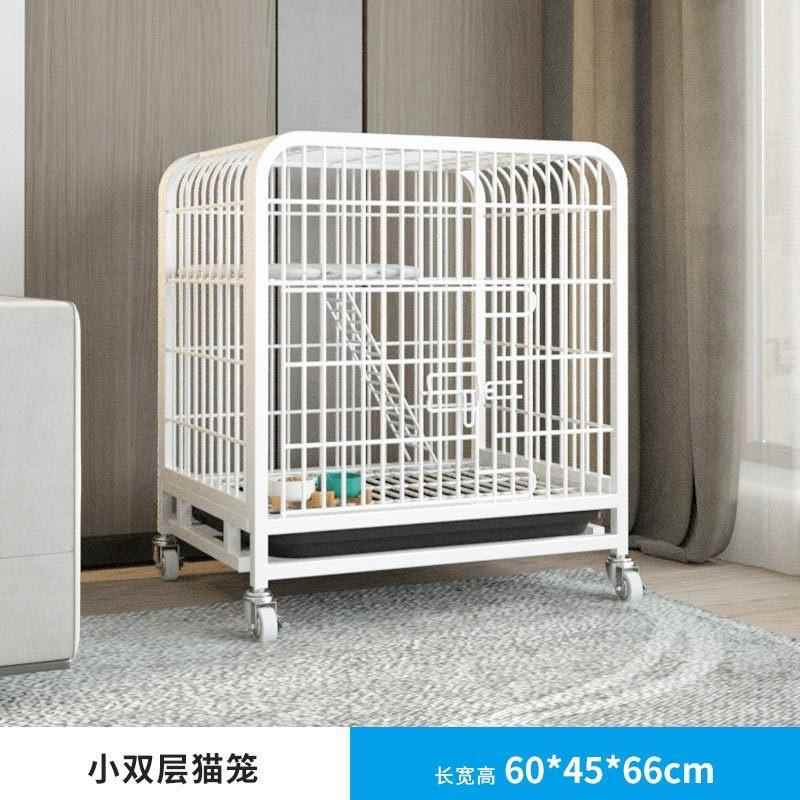 高档猫笼子家用室自内超大猫由空间带厕所猫别墅宠猫物两层猫舍屋