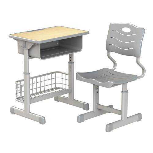 塑料单人学生课桌椅培训班书桌辅导班课桌学校课桌椅