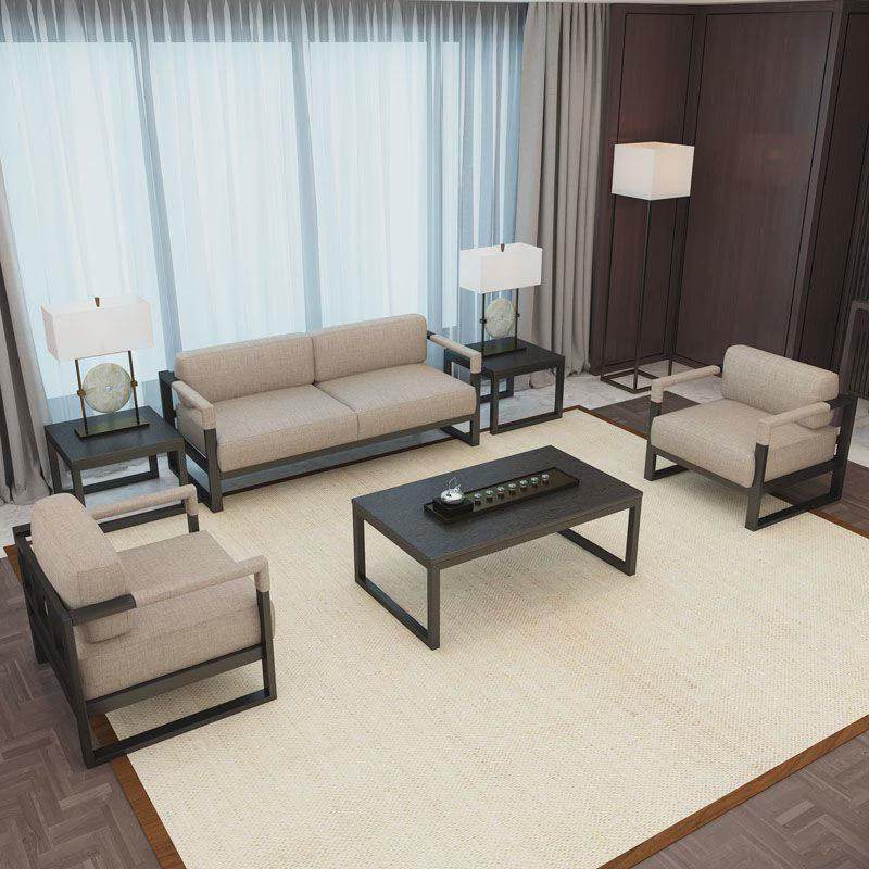 办公沙发简单古典中式布艺沙发办公室沙发会客接待室茶几布艺沙发,标准件/零部件/工业耗材,车间地垫,淘宝优惠券,粉丝福利购,淘宝优惠卷