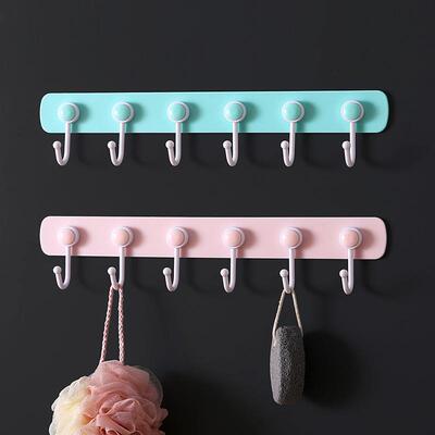 No-drill strong adhesive door hanger for clothes and towels,
