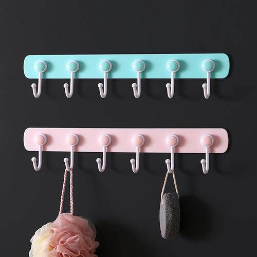 No-drill strong adhesive door hanger for clothes and towels,