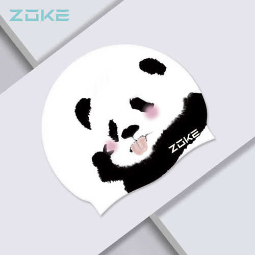卡通成人专业克比赛防水游男女洲硅胶泳帽培训批发高弹zoke泳帽