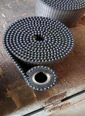 加密的无声齿形链带链节距12.72型.UHK5.4381耐高温齿带玻璃工业