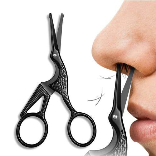 Stainless Steel Small Nail Tools Eyebrow Nose Hair Scissors