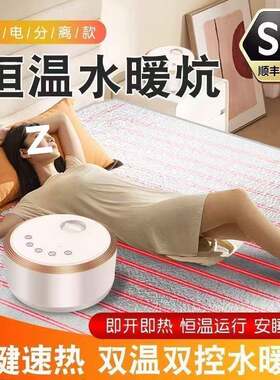 水暖炕家用水循环双温双控多功能地热炕专用板榻榻米床电主机全套