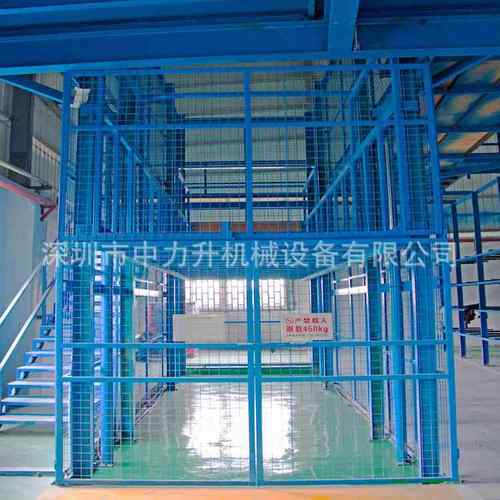 固定式导轨升降机导轨式电动液压升降机厂房货梯液压升平台