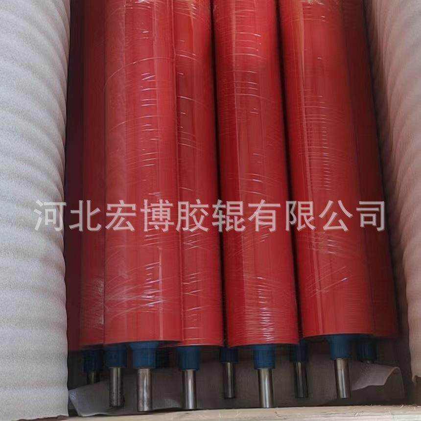 厂家供应包胶滚筒橡胶辊输送机PU胶辊覆膜机硅胶辊分切防尘制袋机