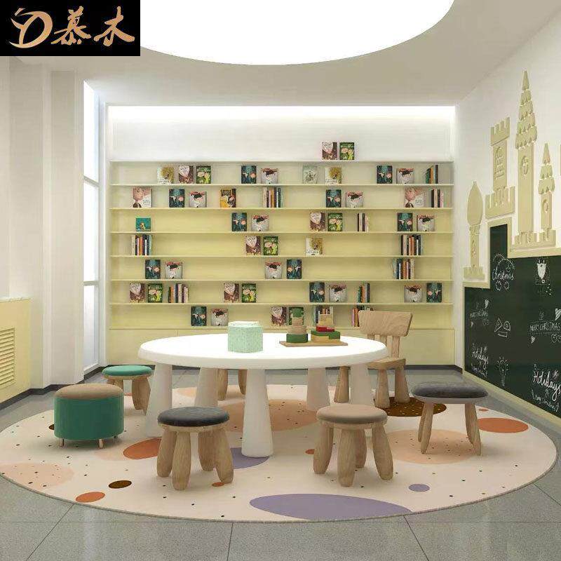 幼儿园早教中心桌椅组合儿童学习桌商场架空层玩乐桌美工桌阅读桌