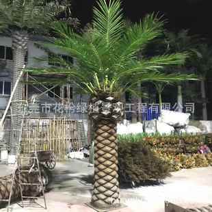 仿真海藻树景观工程装 饰加纳利海枣树园林假树artificialtree