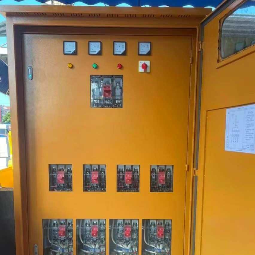 箱配电配电成套黄色临一级建筑工地标准电室外防雨箱柜箱总