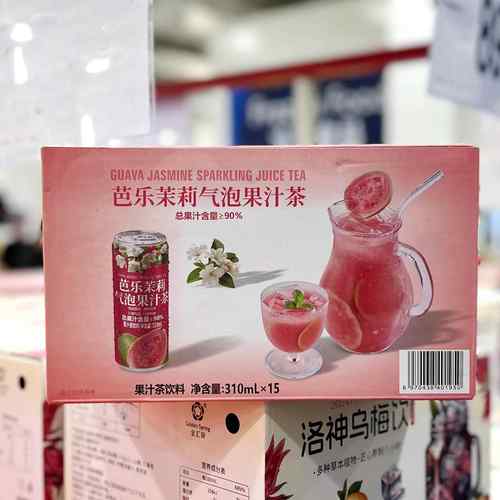 山姆会员店 DRINKSBA 芭乐茉莉果汁茶310ml 饮料MM超市代购