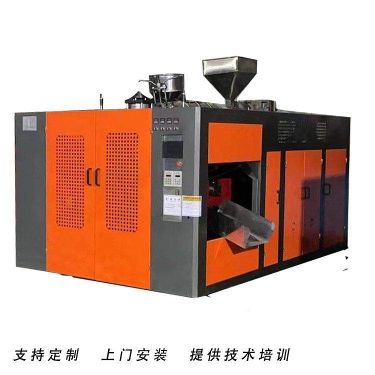 厂商直供 双工位一出二500mlPP瓶中空吹塑机 中空挤出机 吹瓶机