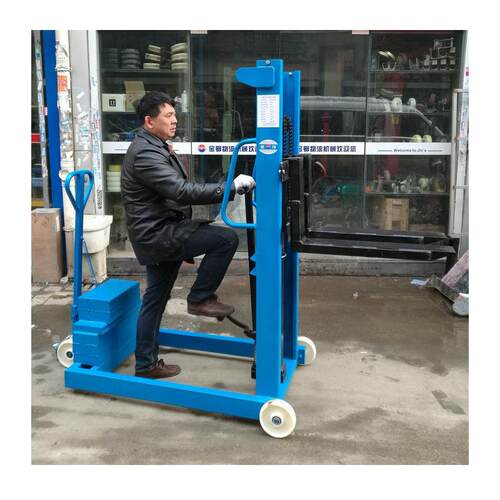 平GOLDMILL衡配 式堆高仓库 手推 无前腿手动液压装卸车叉车 重升