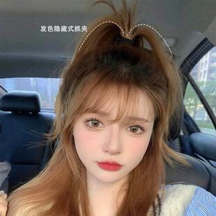 Hair color clip发夹发饰马尾夹 gripper horsetail hairpin High