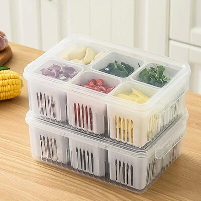 Refrigerator Storage Box Fridge Organizer Vegetable Fruit Fr