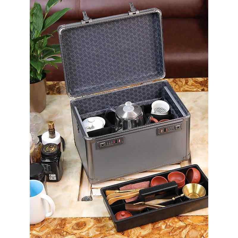堡讯带锁新款海绵防震固定保护茶具收纳箱整理盒户外旅行盖布拉车,生活电器,其他生活家电配件,淘宝优惠券,粉丝福利购,淘宝优惠卷