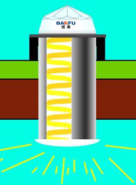不需要用电的导光管照明采光系统自然光导入式采光到地下车库