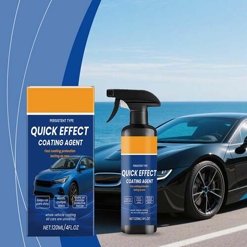 Automotive ceramic coating spray, mirror finish cleaner that