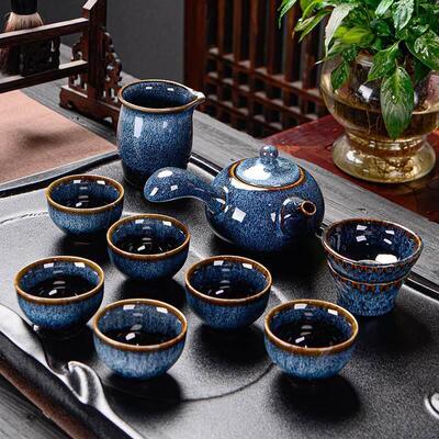 Chinese Kung Fu Tea Set glass Portable Teapot Set