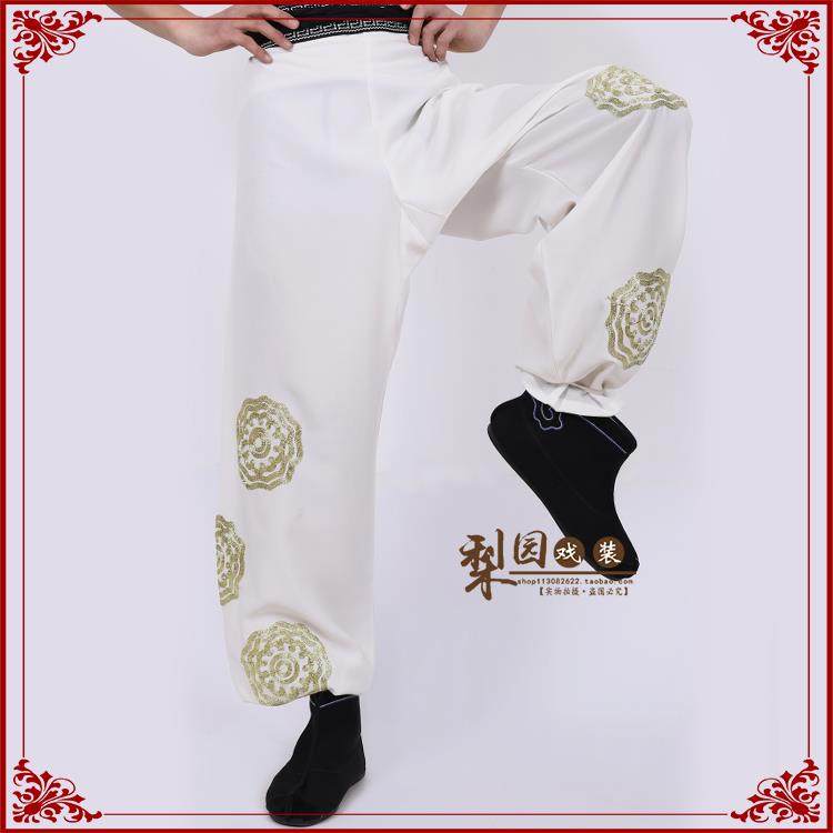 正品花彩底裤戏练曲彩裤打底裤京剧戏曲服装舞台演出功打团裤水裤