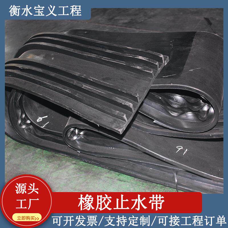 可卸式橡胶止水带中埋地下室变形缝水坝蓄水池可拆卸设计