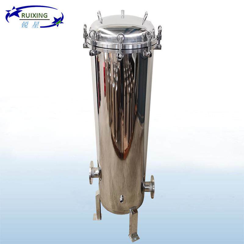 304水处理设备15芯40寸保安精密过滤器农村井水过滤器PP棉滤芯